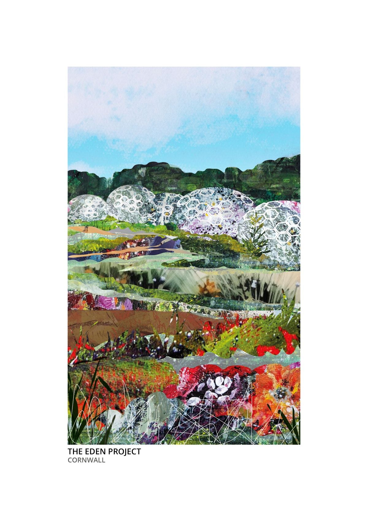 Eden Project art print by Vicki Shortt