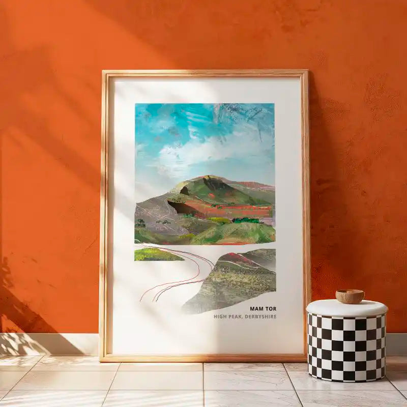 Derbyshire landscape art prints by Vicki Shortt