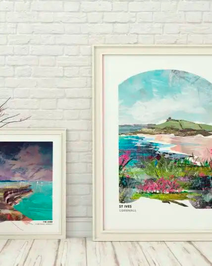 Beaches and coastlines landscape art prints by Vicki Shortt