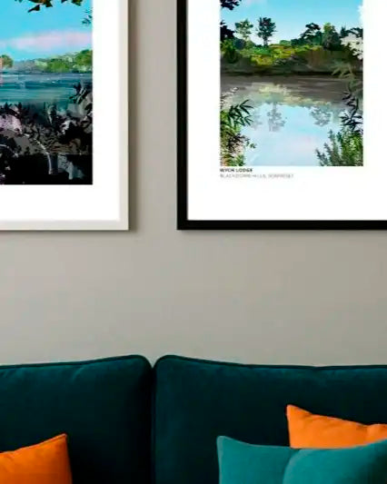Rivers and waterways landscape art prints by Vicki Shortt