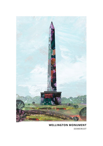 Wellington Monument art print by Vicki Shortt