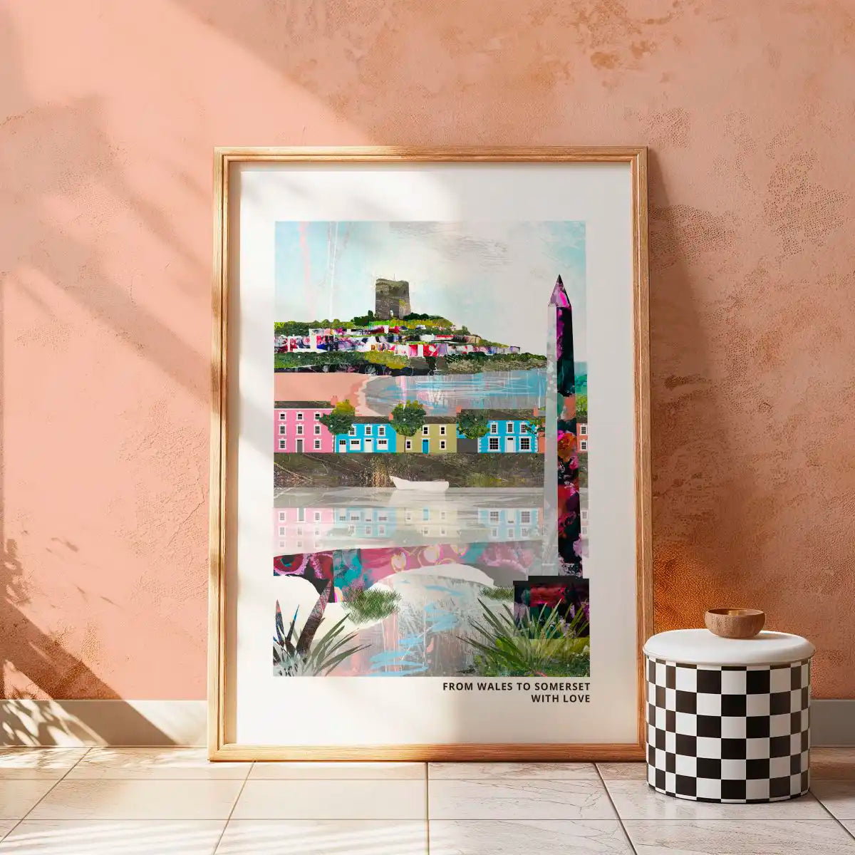Bespoke commissioned landscape art print by Vicki Shortt
