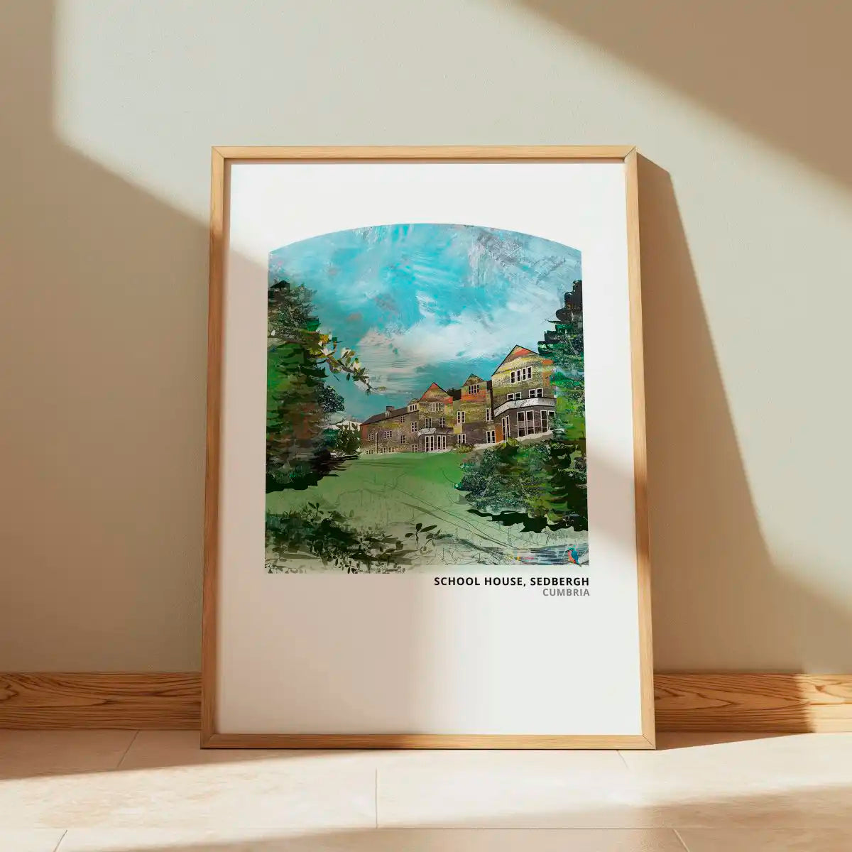 Bespoke commissioned landscape art print by Vicki Shortt