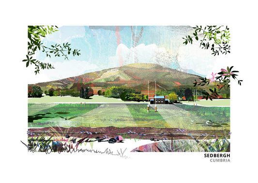Sedbergh School art print by Vicki Shortt, the school at Sedbergh, Cumbria
